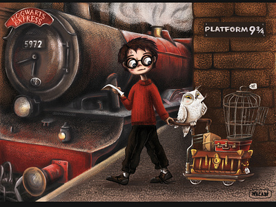 Harry Potter art | Character Design | iPad Pro + Wacom