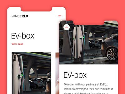 VanBerlo app app concept design digital branding interaction design product design typography ui user interface