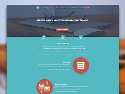 Webremegyek design hosting landing page logo webdesign website