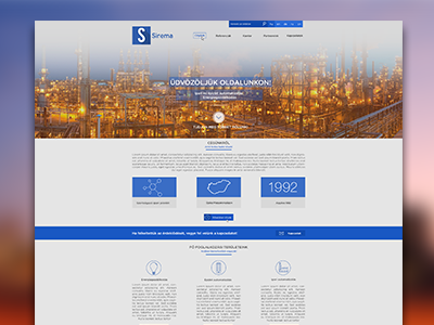 Building engineering company building engineering landing logo page webdesign