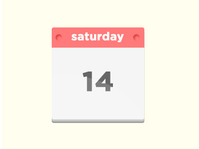 Calendar calendar design flat icon