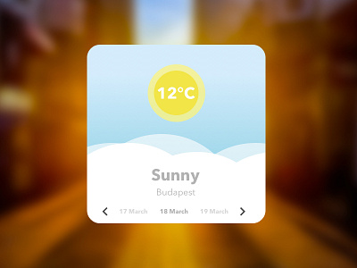 Weather ui daily daily ui design ui weather