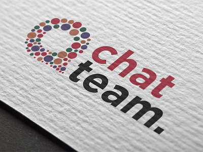 Chat team. brand chat design logo communication concept