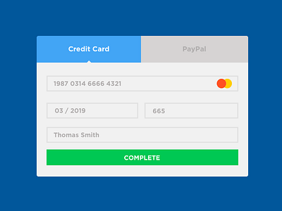 Credit card checkout checkout design flat form ui web