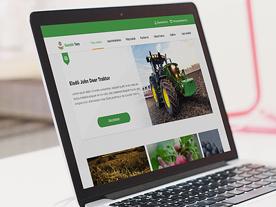 Agricultural website agricultural agro design site web