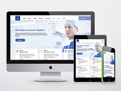 Euromedic responsive design concept