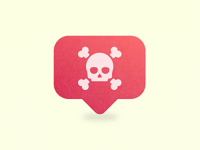 Notification icon design graphic graphicdesign icon notification skull