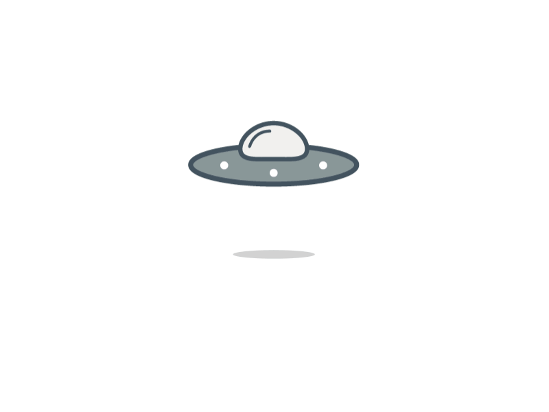 ufo after effects gif illustrator ufo