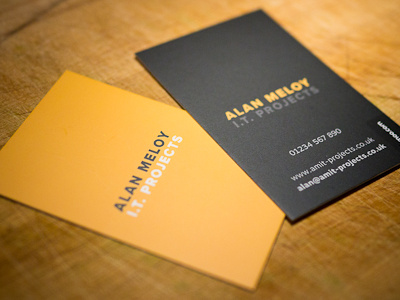 Samples Arrived business cards printed samples yellow