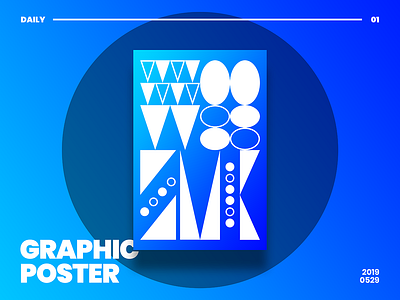 Graphic Poster Design color daily design editorial gradation graphic pattern poster print
