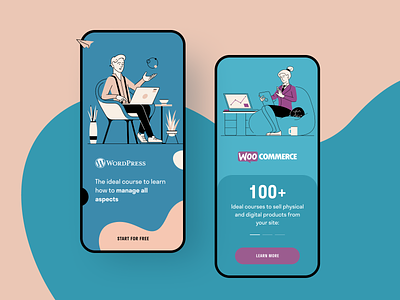 WordPress Masters Support app application business colourful design digital product e-commerce education entrepreneur halo halo lab learning mentorship mobile seo startup support wordpress