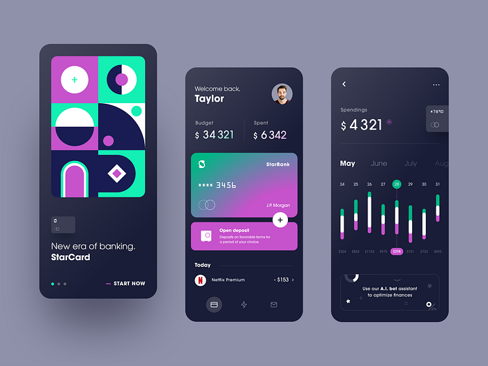 StarBank Mobile App by Halo Product for HALO LAB on Dribbble