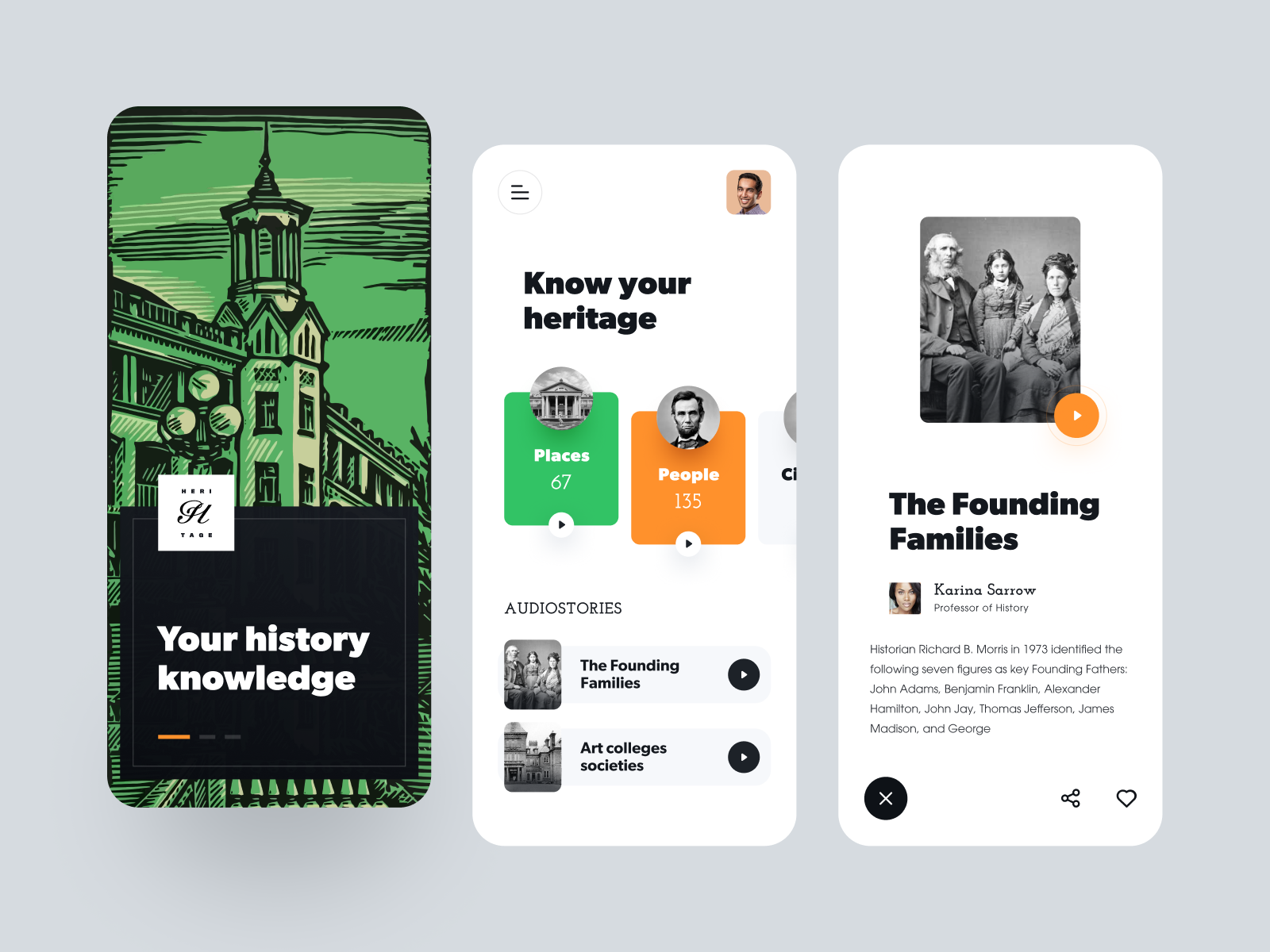 History Learning App by Halo Product for HALO LAB on Dribbble