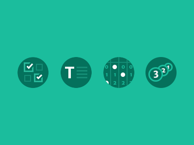 Questionnaire Animated Icons animation clean flat gif glyph halo lab icon icons minimal motion round simple