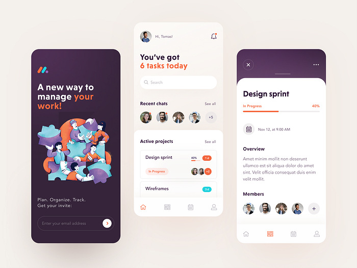 Project Management Platform App by Halo Product for HALO LAB on Dribbble