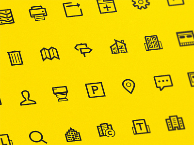 New Estate Icons Set estate glyphs halo lab icons web