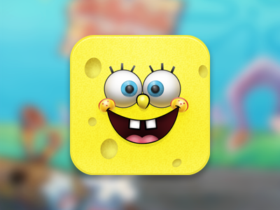 SpongeBob iOS Squareicon bob cartoon game icon ios sponge square