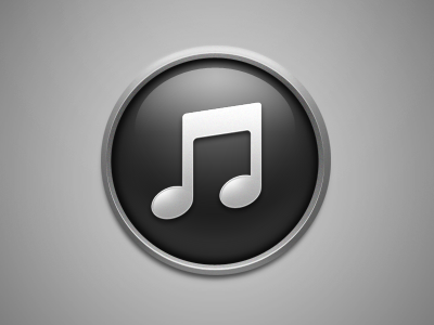 Dark iTunes icon