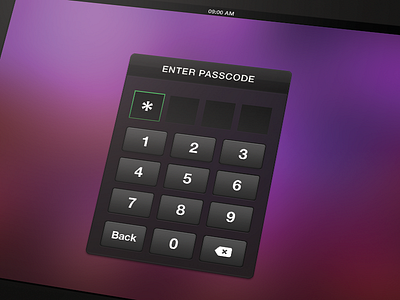 Enter Passcode enter entrance gui ios ipad lock numbers passcode password ui unlock