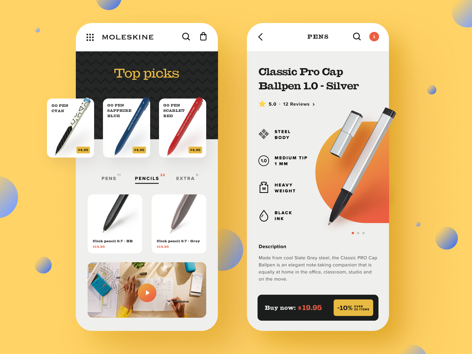 Moleskine Mobile site by Halo Product for HALO LAB on Dribbble