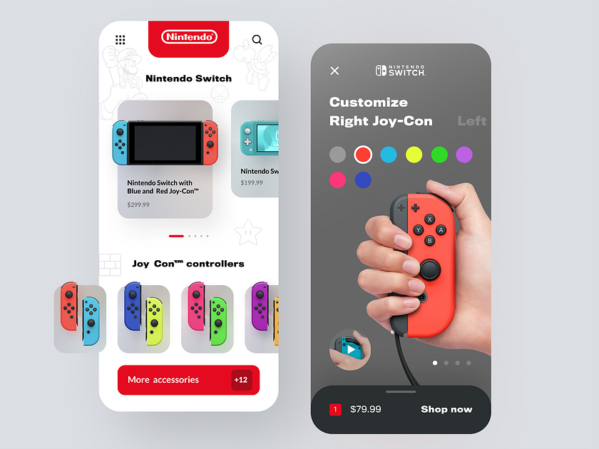 Nintendo Switch Store by Halo Mobile for Halo Lab 🇺🇦 on Dribbble