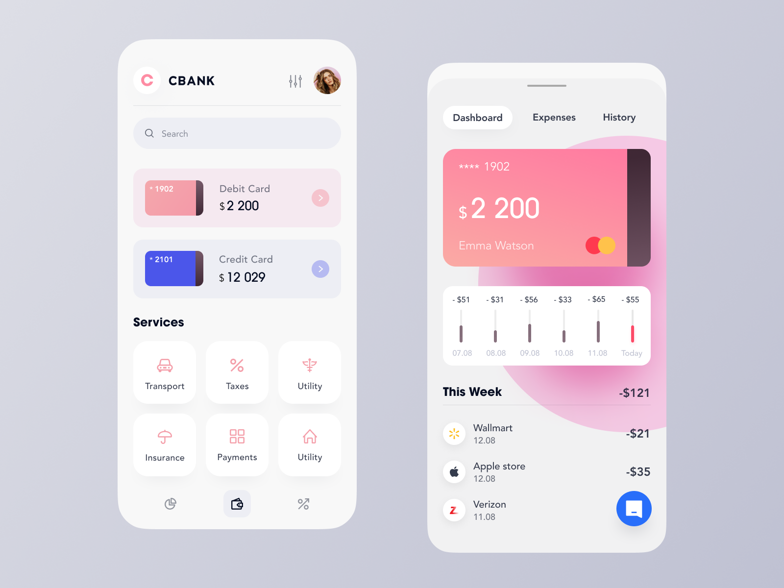 Cbank Mobile App by Halo Product for HALO LAB on Dribbble