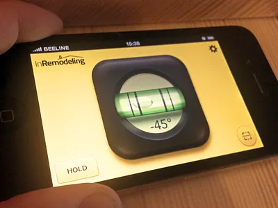 Level Tool App app bubble degree halo lab icon ios iphone level screen surface tool