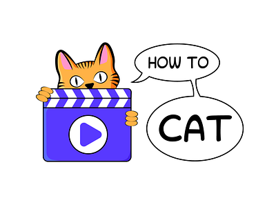 stupid cat videos beautiful logo cartoon cat cat logo cat logo design cat videos