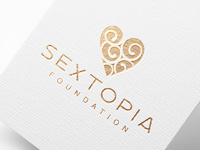 Sextopia award winning award winning logo beautiful logo heart logo logo design concept sex sexim sexual sexuality simple design