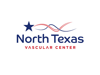 North Texas Vascular Center clinica health care health care logo medical design medical logo north american texas design vascular center logo vascular health care