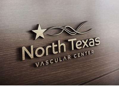 North texas logo mockup beautiful logo mock up wooden mock up