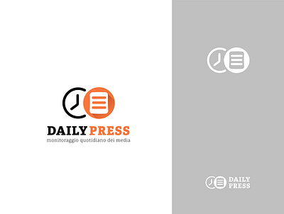 daily press logo award winning awesome creative logos beautiful logo branding communication journalism simple design