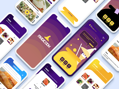 Magicook branding design ui ux