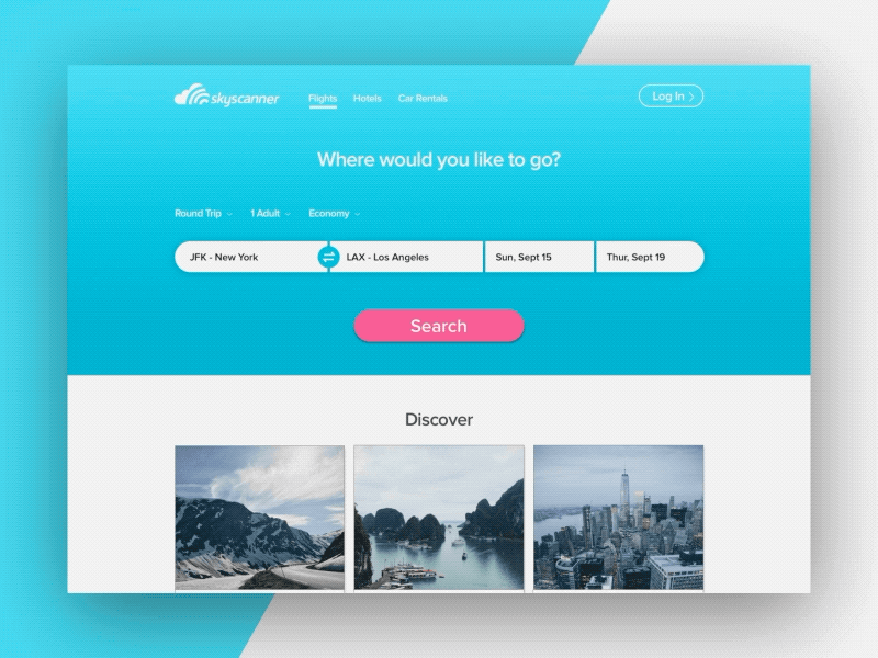 Skyscanner Designs Themes Templates And Downloadable Graphic Elements On Dribbble