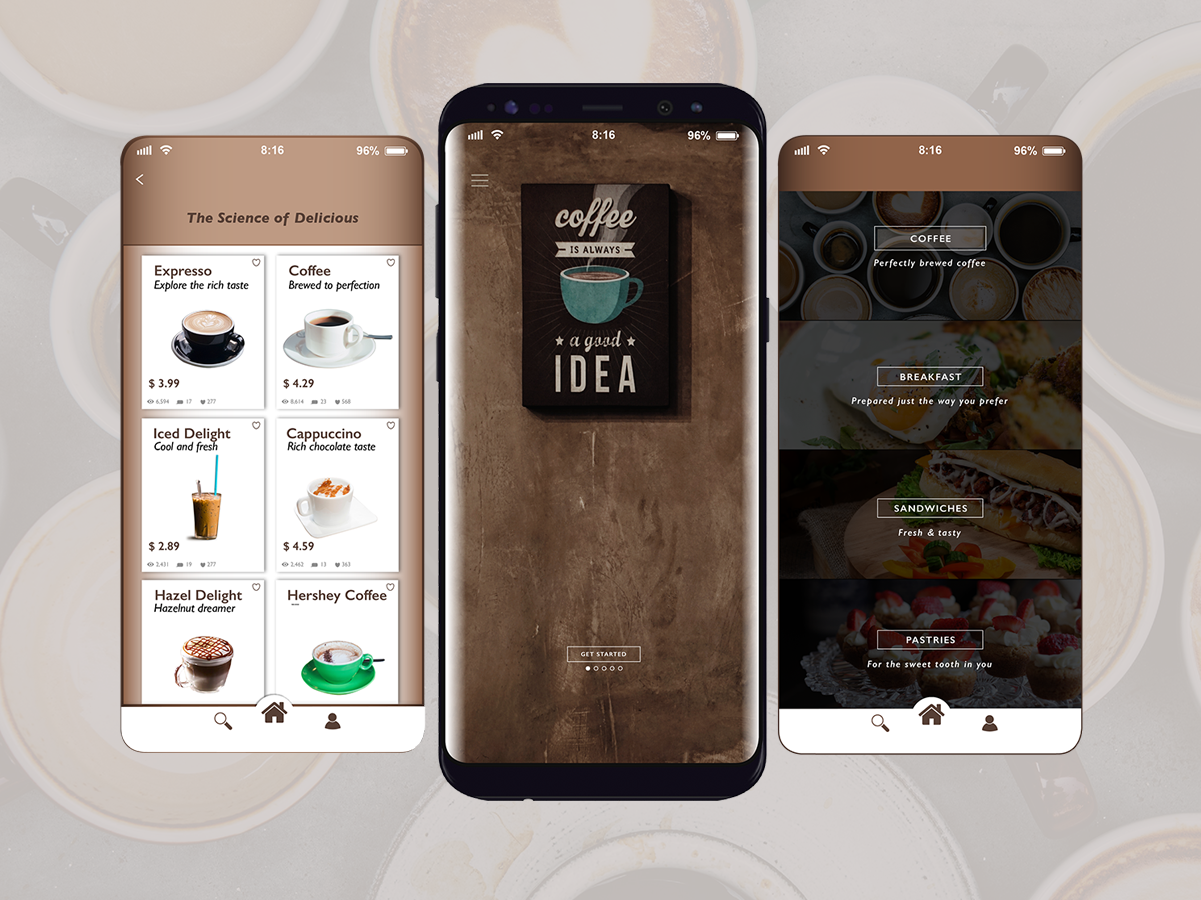  Coffee  Shop  App by Heena Virjee on Dribbble