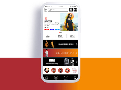 Uniqlo redesign app design ecommerce interface design ui