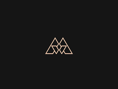 Matheus Wagner logo m logo monogram mw logo