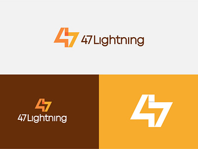 47 lightning brand branding design graphic design illustration logo logodesignersclub logodesigns logomark