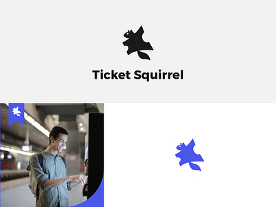 Ticket Squirrel brand brand identity branding design graphic design logo logodesign logodesigner logodesigns logomark