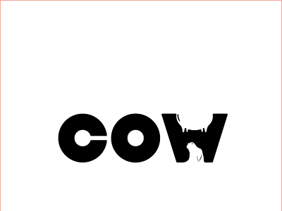 Cow design graphic design illustration logo vector