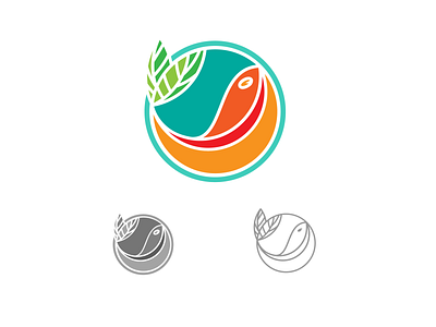 Nature Fish branding graphic design graphicdesign illustration logo logodesigns logodesinger