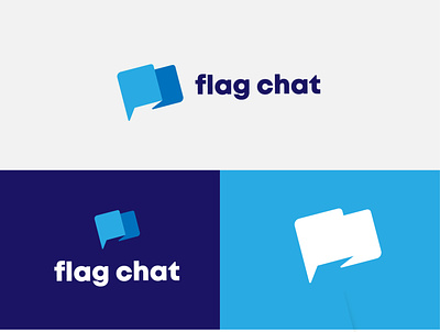 Flag Chat brand branding design graphic design graphicdesign illustration logo logodesignersclub logodesigns logomark