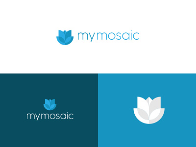 my mosaic logo design branding design graphic design logo logodesignersclub logodesigns logomark
