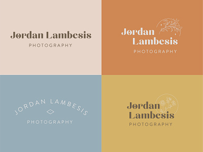 Logo Exploration for Jordan Lambesis Photography branding design illustration logo