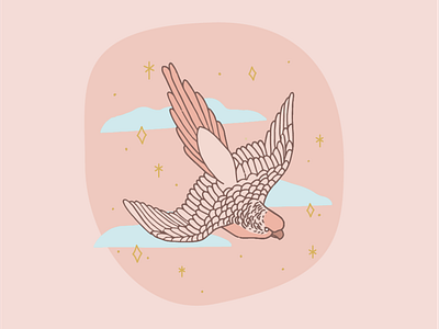 Pastel Bird bird design illustration