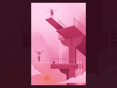Falling For You editorial illustration