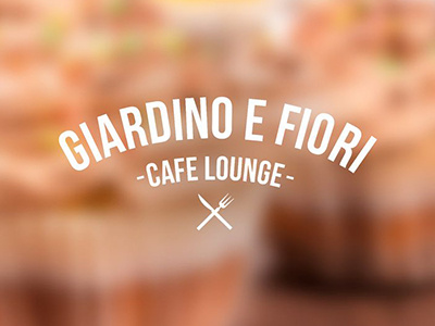 Giardino e fiori - Cafe Lounge design logo restaurant