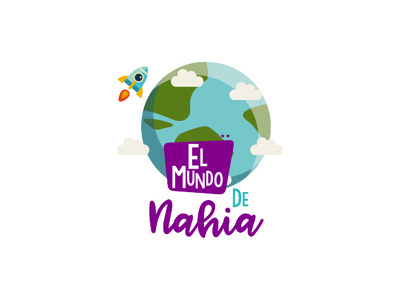 El mundo de Nahia branding design graphic illustration logo vector