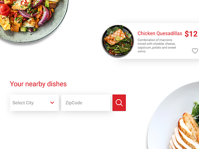 Pinfood design elements app branding design food app minimal ui ui ux uidesign user experience user interaction user interface user interface design