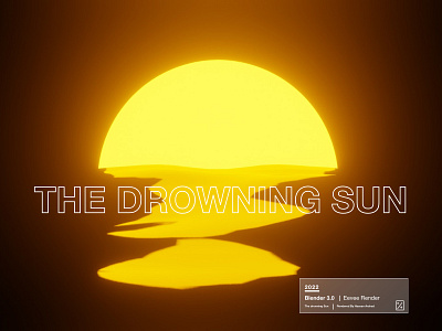 The Drowning Sun 2danimation 3d 3danimation animation blender digital art motion graphics scenograpgy